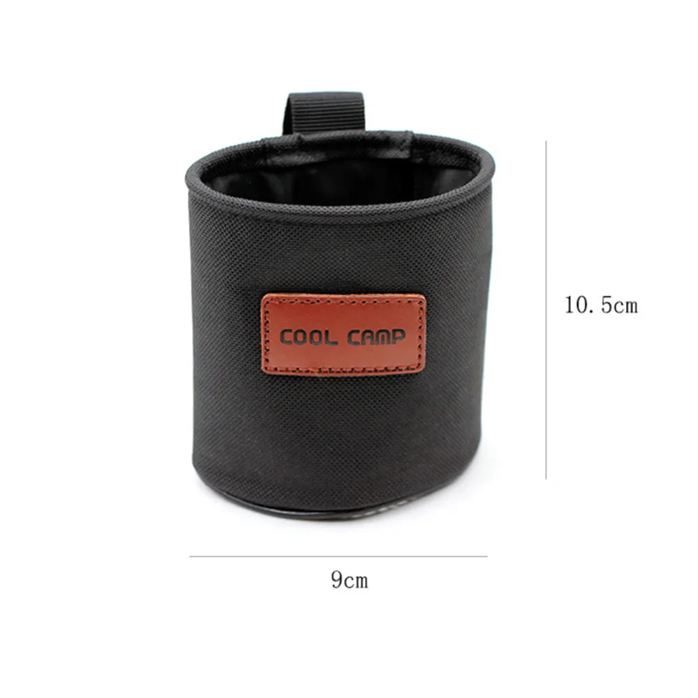 

Outdoor Water Cup Holder Oxford Cloth Mesh Breathable Strap Camping Picnic Fishing Cycling Bike Chair Side Storage Bag