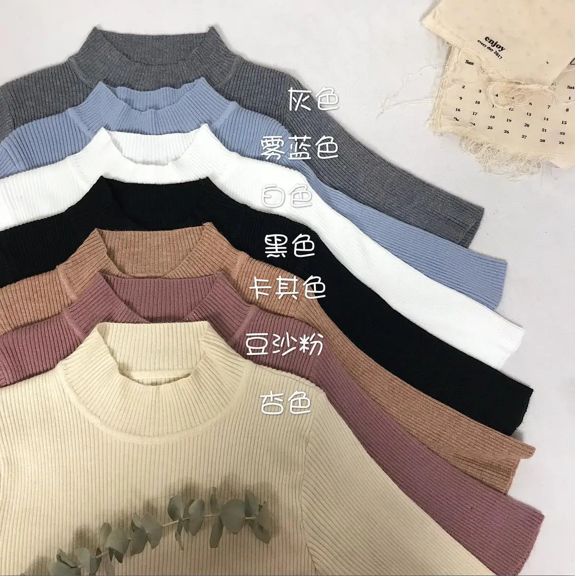 2019 осенние и зимние женские свитера одноцветные вязаные с круглым вырезом