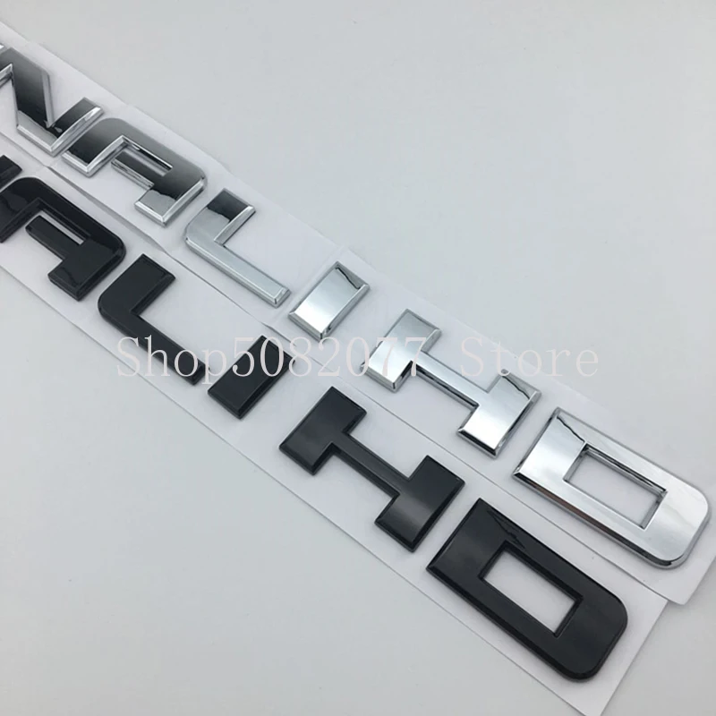 Эмблема с буквами для Chevrolet DENALI HD GMC пикапа грузовика автостайлинг буква значок
