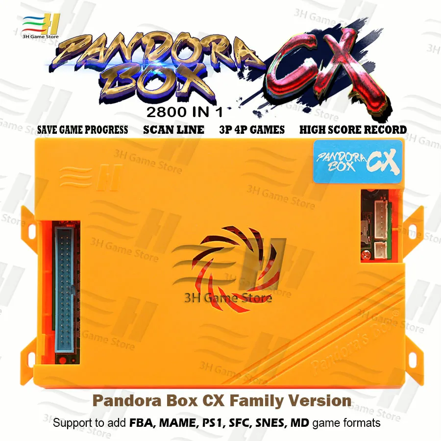 2021 Pandora Box CX 2800 в 1 семейная версия доски может сохранить игру для консольных