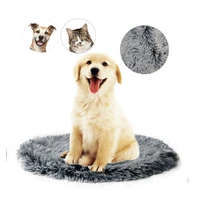 dog bed soft dog house removable long plush pet mattress sleeping cushion washable soft fluffy mat pad for small large dogs