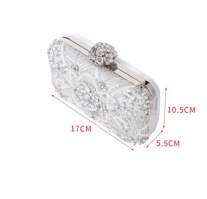 

New Ladies Dinner Bag European and American Style Diamond-studded Banquet Bag Evening Dress Clutch Evening Bag Luxury Ladies Bag