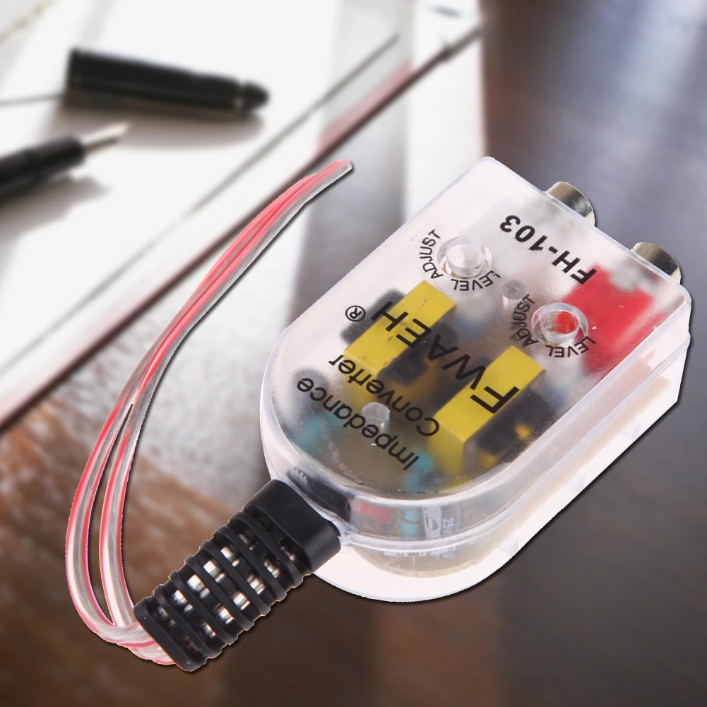 12 В высокое качество автомобиля стерео радио динамик высокой и низкой линии RCA