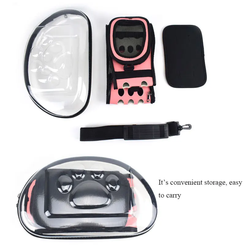 Портативный дорожная сумка-переноска для кошек прозрачная ПЭТ-хозяйственная