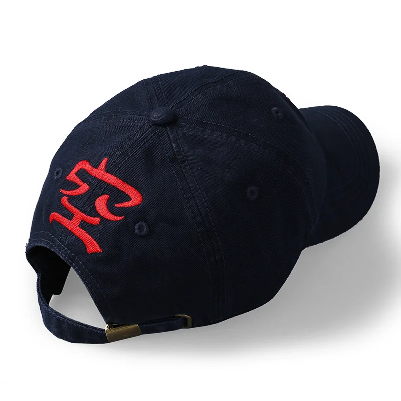 

Chinese Letter Wukong Embroidery Pure Cotton Sport Sun Hat Men and Women Outdoors Casual Big Size Baseball Cap 56-63cm
