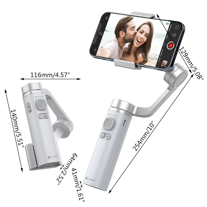 

Hand Holding Gimbals Stabilizer Vlog Video Shooting Smartphone Gimbal Stabilizer for Smartphones
