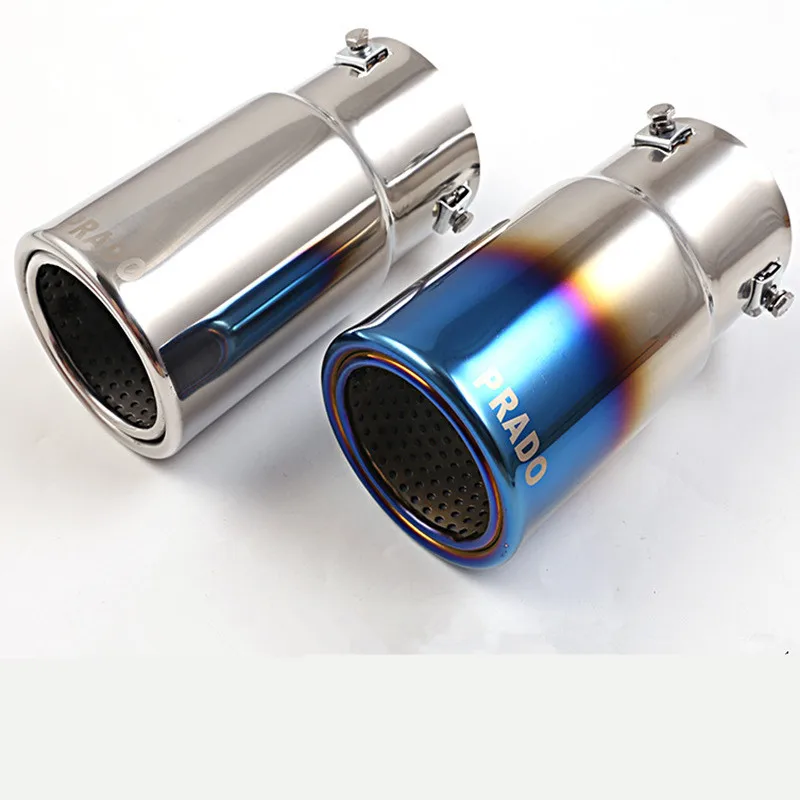 Высококачественная накладка на выхлопную трубу из нержавеющей стали для Toyota Prado