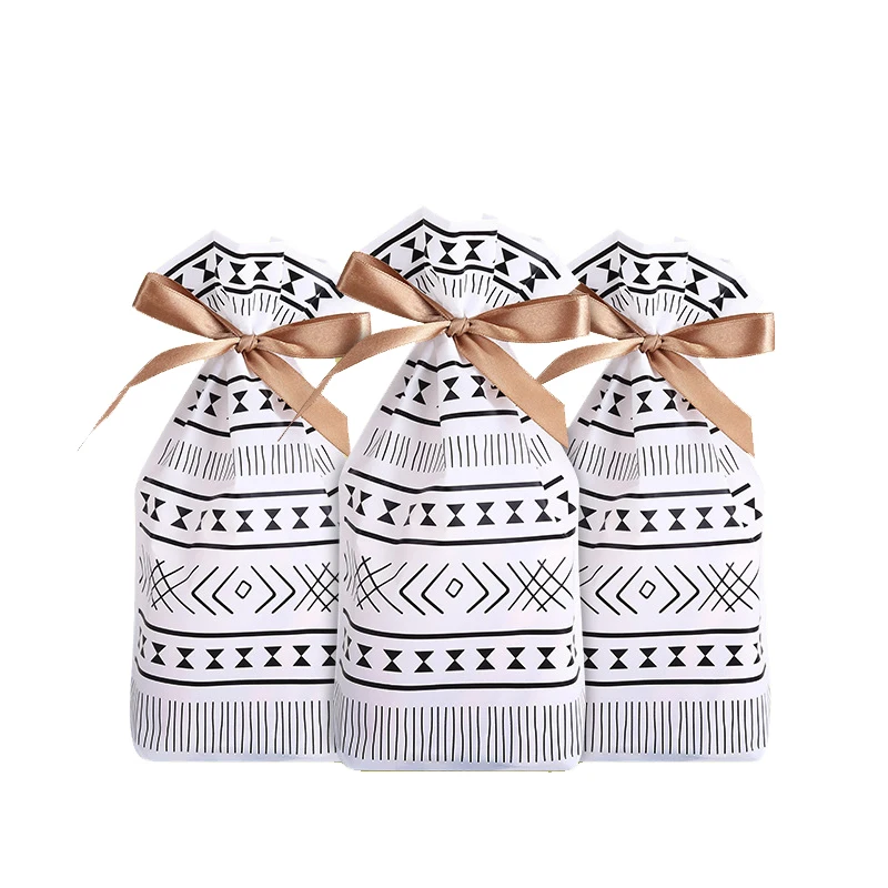 50 шт. мешочек для хранения шнур подарочная упаковка закусок украшение дома