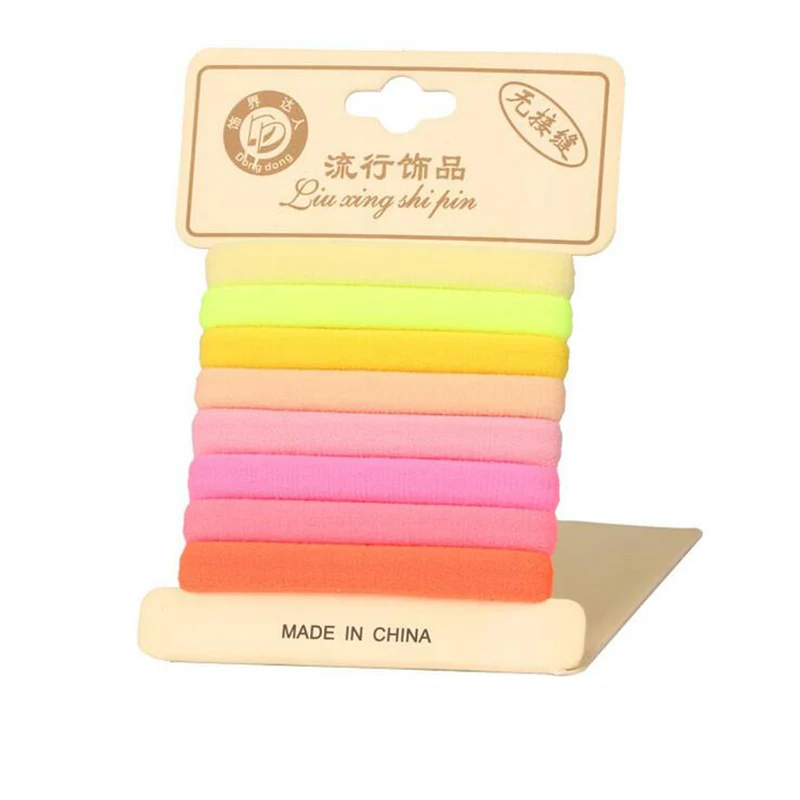

8Pcs/Bag Girls Elastic Hair Bands Children Rubber Band Headwear Kids Ponytail Holder Cute Sweet Hair Accessories Ornaments Gift