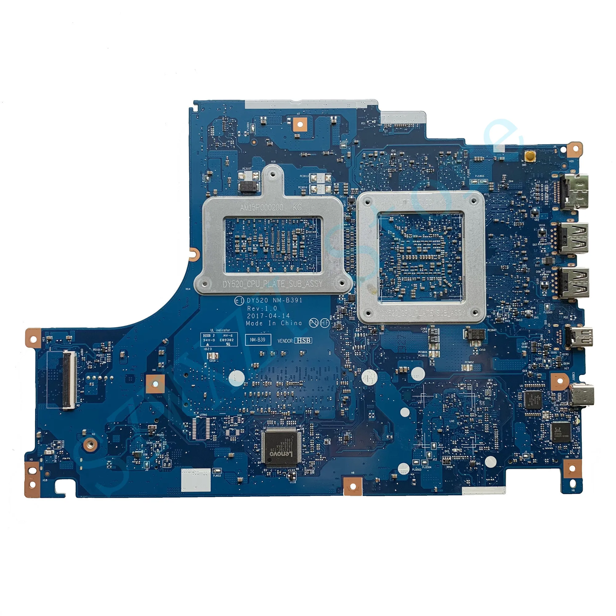 SZWXZY для Lenovo Легион Y520 Y520-15IKBM Материнская плата ноутбука 5B20P24353 с i5-7300HQ процессор GTX