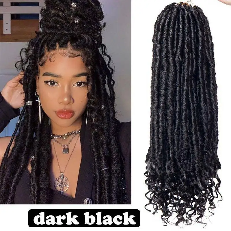 

18-дюймовые волосы богини Омбре, искусственные косы, мягкие натуральные косы, синтетические косы для наращивания волос для черных женщин