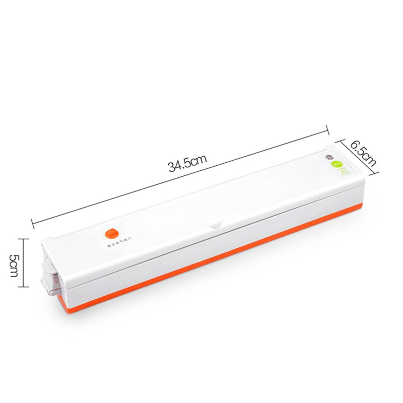 

Vacuum Sealer Packaging Machine Household Food Film Sealer Vacuum Packer Keep Food Fresh UK Plug FREE GIFT 10pcs Storage Bags