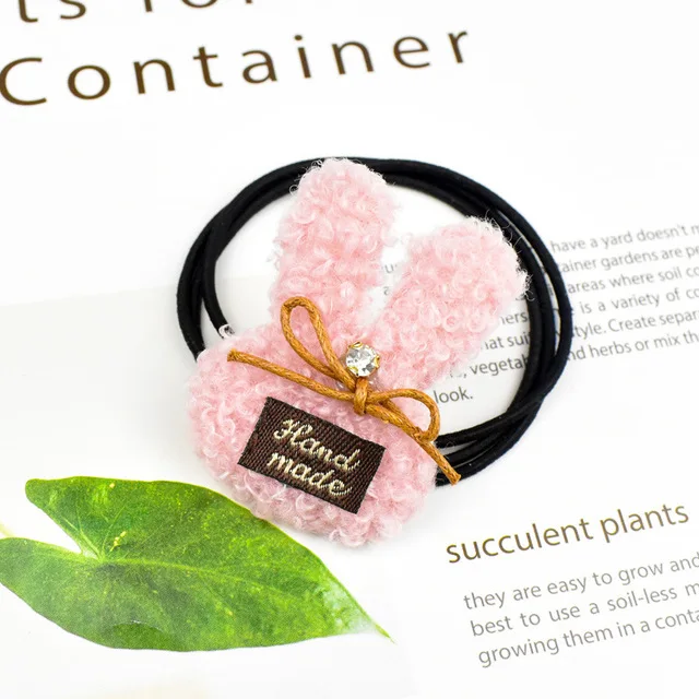 Милые пасхальные обручи для волос с дизайном кролика вечерние объемные DIY