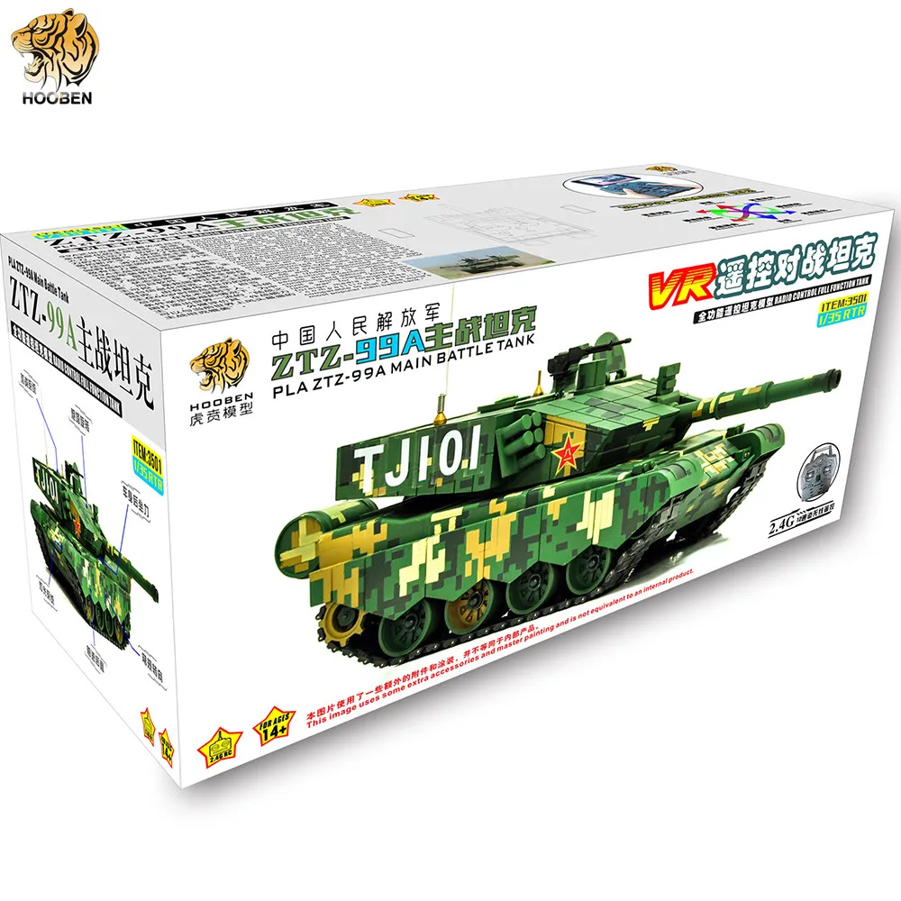 HOOBEN Q99 Китай 1/35 Q Тип ZTZ-99A A2 MBT основной боевой военный Танк RTR готовый и окрашенный