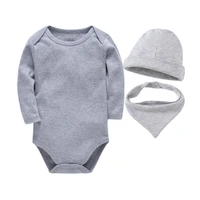 roupas de bebe 100cotton toddler baby boy bodysuits unisex newborn clothing girl romper hats bibs infantil baby outfit jumpsuit