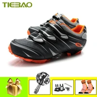 tiebao sapatilha ciclismo mtb spd pedals cycling shoes men women self locking breathable athletic riding bicycle sneakers