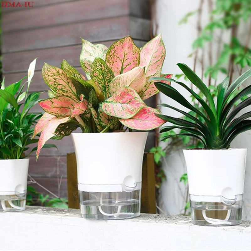 1 шт. креативный самополивающийся цветочный горшок для дома и офиса | Дом сад