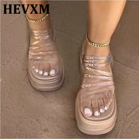 hevxm women sandals 2020 fashion wedge platform gladiator sandals for women summer shoes high heel sandal female sandalias mujer