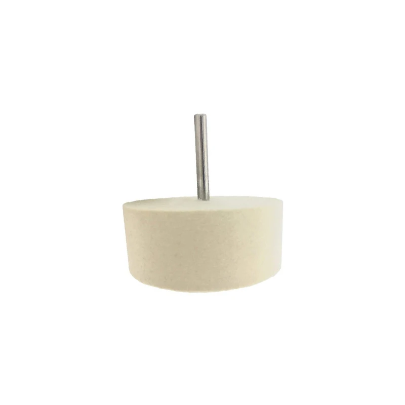 75*30mm Wool Grinding Head with Handle Nail Polishing Sanding Wool Felt Wheel Polishing Grinding Head