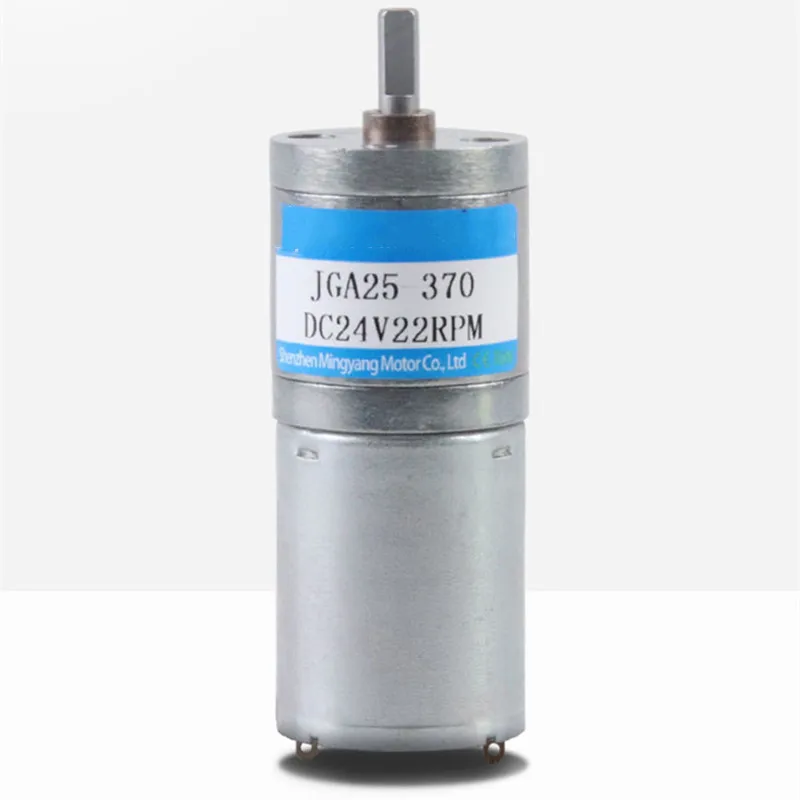 1 шт. JGA25-370 миниатюрный DC мотор-редуктор 6v12v24v матовый низкая скорость высокий