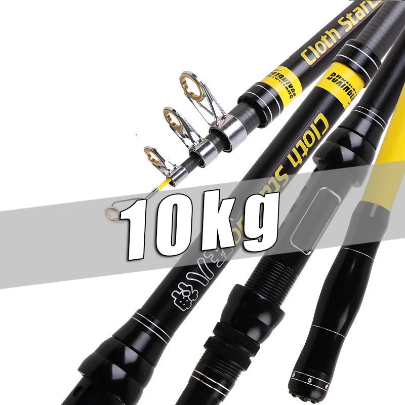 

2021 New Portable Rock 2.1m-3.6m Carp rod Telescopic Sea Fishing Rod Spinning rod carbon fiber Ultralight hard fishing rod