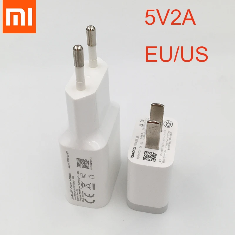 Оригинальное зарядное устройство Xiaomi 10 Вт 5 В 2 А адаптер питания для быстрой