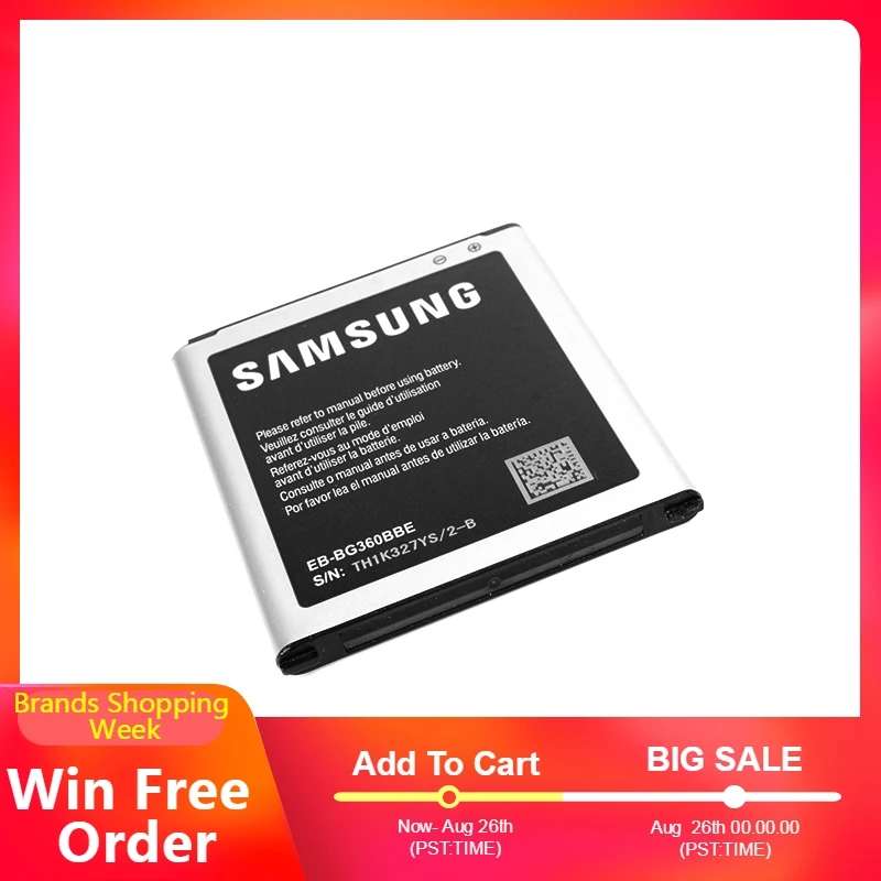 Замена батареи телефона EB-BG360BBE для samsung GALAXY CORE Prime G3608 G3609 G3606 Бесплатная доставка |
