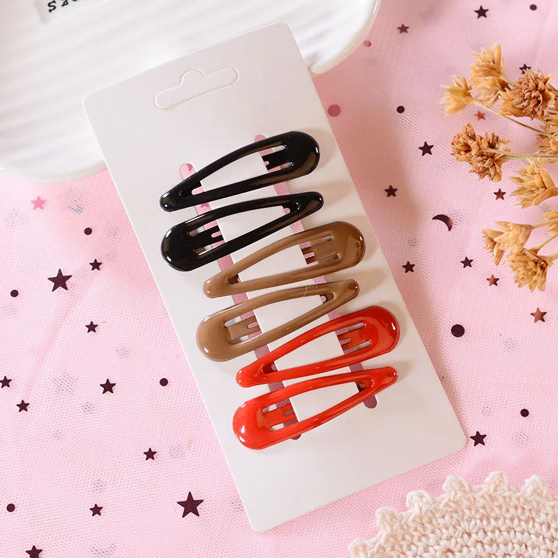 6 шт./компл. аксессуары для волос карамельный цвет зажим Принцесса заколка