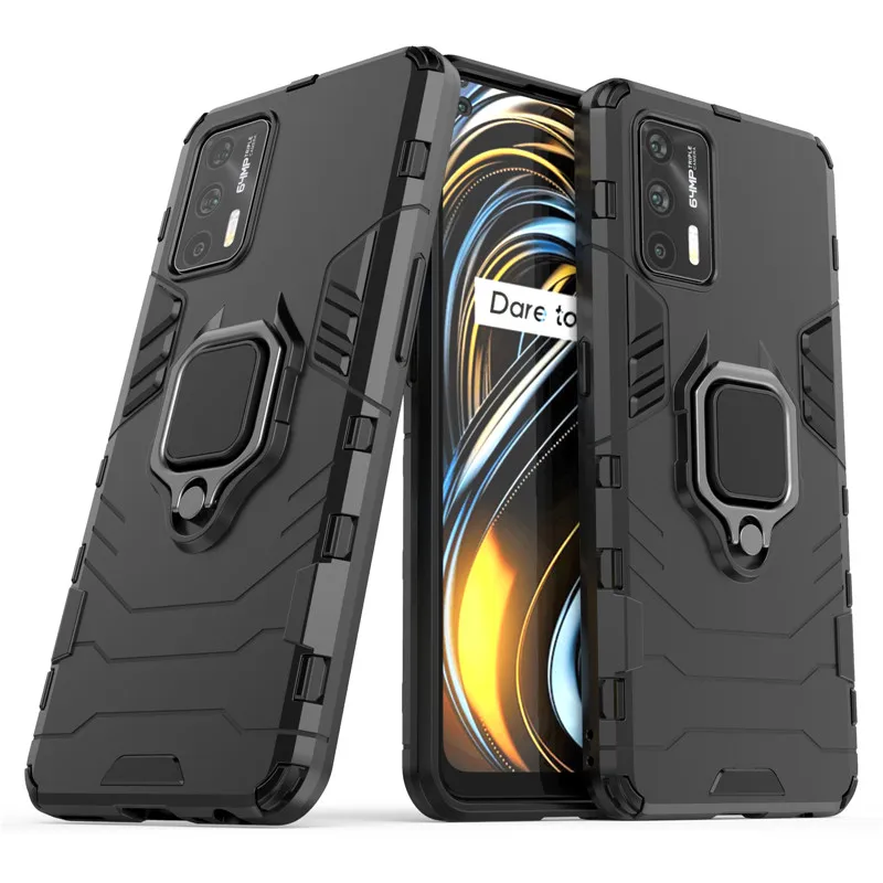For Realme GT Case Cover X7 Max 5G Q3 Pro XT X2 OPPO K5 Ring Holder Armor Protective Phone Cases For Realme GT Neo Flash Funda