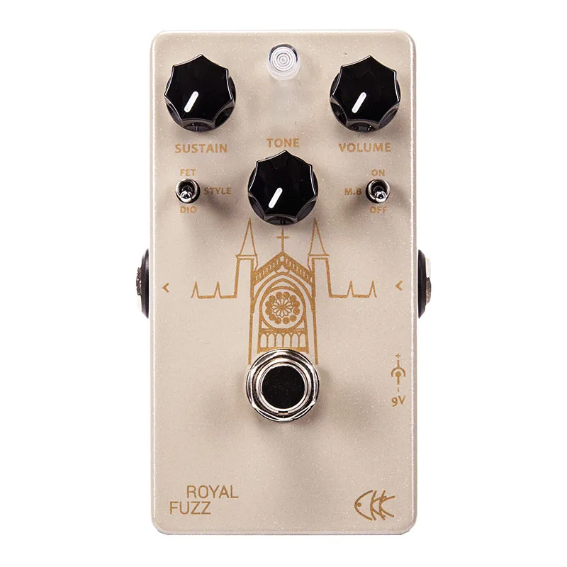 Enlarge CKK Royal Fuzz a Modern Fuzz Distortion Guitar Effect Pedal Electric Effects Guitar Parts Accessory