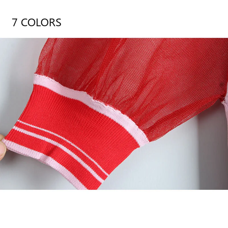 Женская трикотажная футболка с коротким рукавом летний сетчатый топ люрексом в