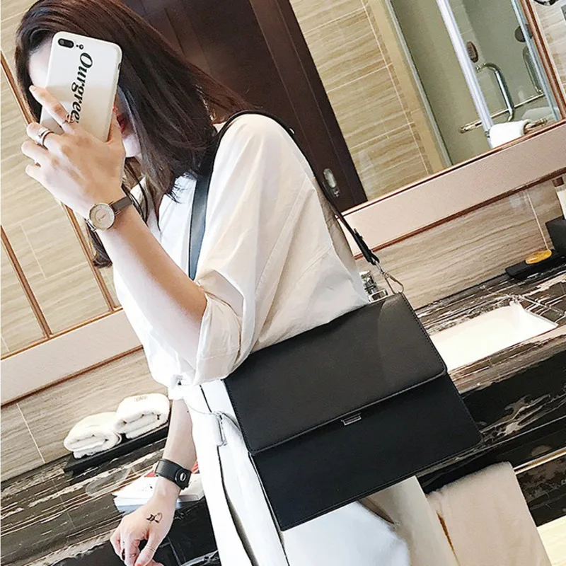 Модная простая женская сумка [BXX] из искусственной кожи брендовый дизайнерский