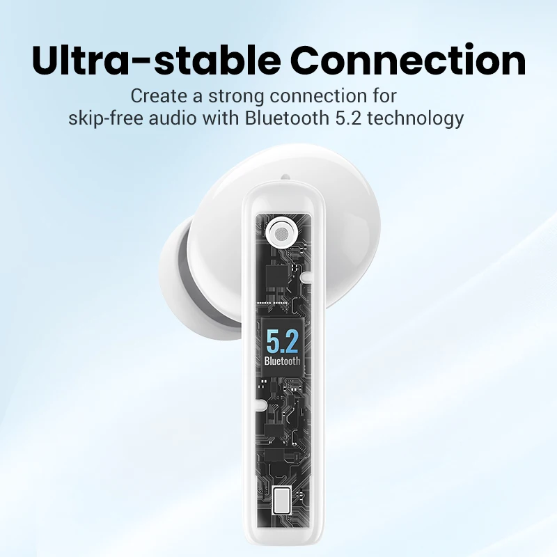 Беспроводные TWS наушники Ugreen HiTune T3 ANC Bluetooth 5 2 активное шумоподавление