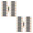 12 шт., аппликатор для теней для век, спонж, двухсторонний, товары для макияжа, портативные кисти для теней для век, зеркало для ногтей, кисть для пудры