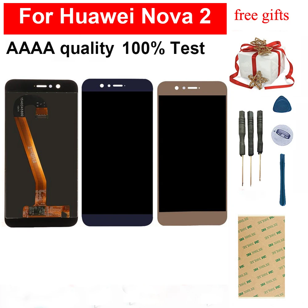 Для huawei Nova 2 ЖК-дисплей Дисплей Сенсорный экран планшета Сенсор Стекло в сборе для