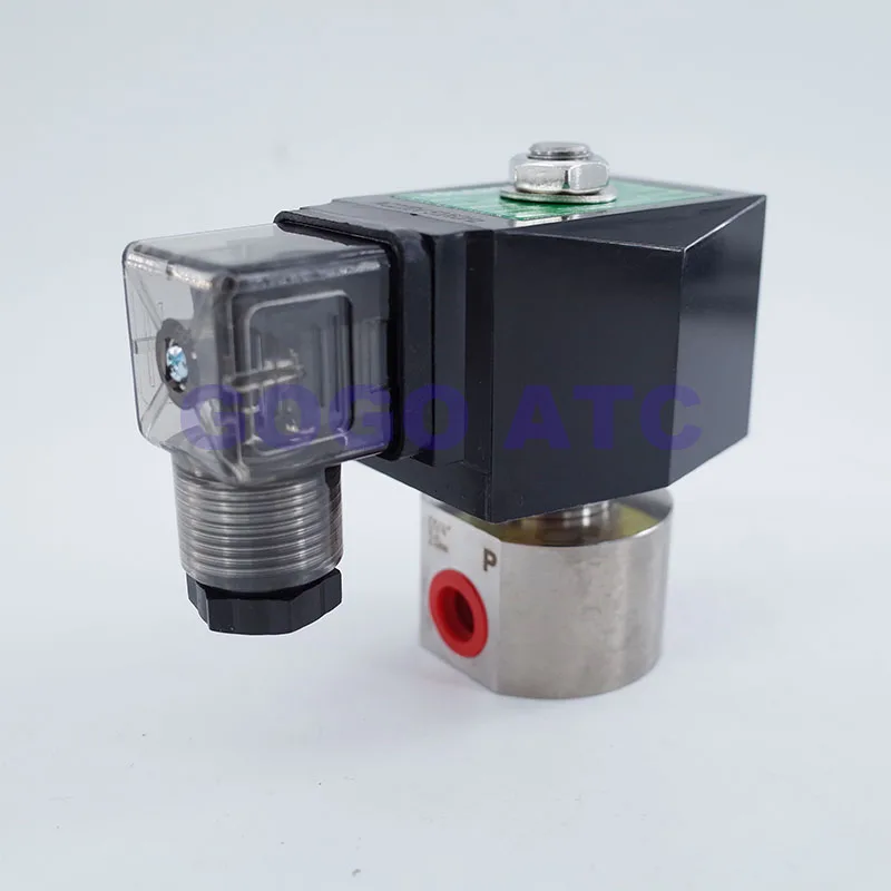 Двухходовой Соленоидный клапан высокого давления 150 бар 1/4 дюйма 220 В 24 12