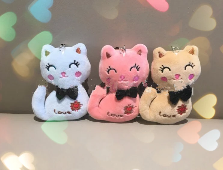 3 шт./партия 2019 Новый горячий улыбающийся Кот сидящий 10 см плюшевая мягкая игрушка