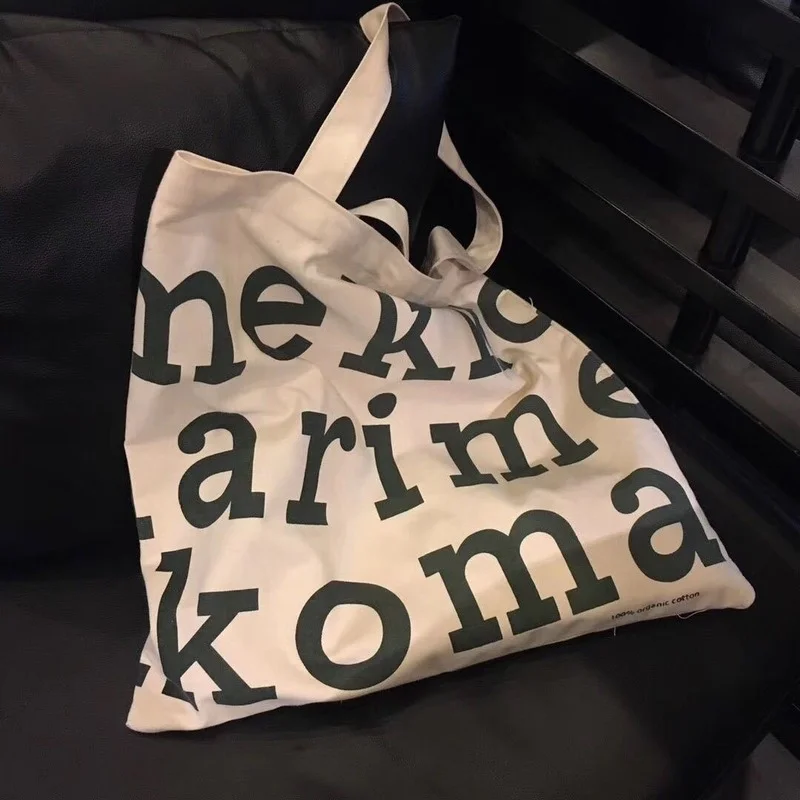 

2021 Lady Shopper Bags Letter Canvas Bag Large-capacity Female Bag New INS Top-handle Bag Shoulder Bag Female Portable Wild