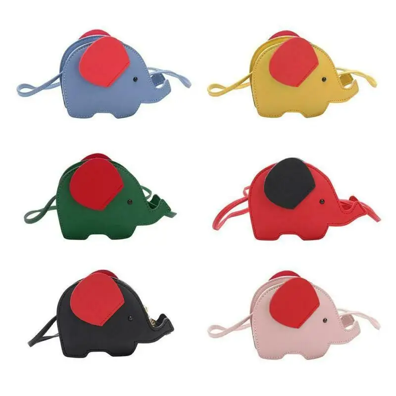 Детская сумка со слоном для девочек объемная мультфильма сумка-мессенджер -