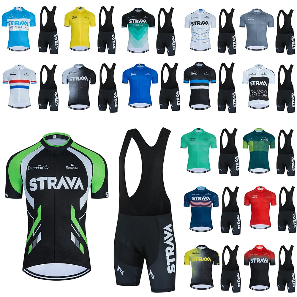 

Трикотажный комплект для велоспорта STRAVA, одежда для велоспорта, профессиональный комплект для велоспорта, лето 2021