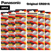 panasonic cr2016 30pcs original brand new battery for 3v button cell coin batteries for watch computer cr 2016 suitable watch