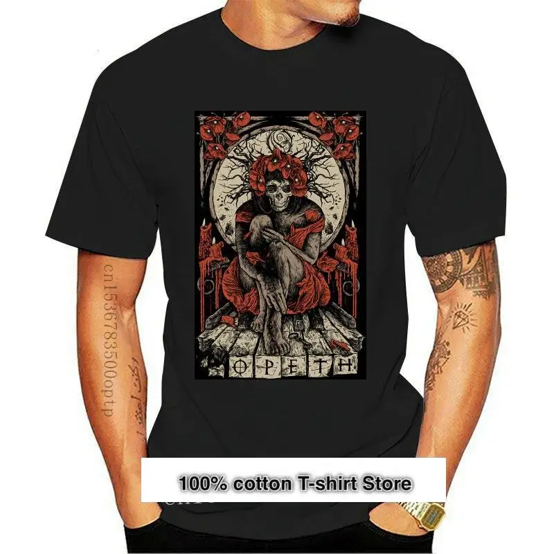 

Camiseta Opeth Haxprocess Neues para hombre, camisa de Metal Rock Blutbad Katatonia Merch, camisetas Hipster высокого качества