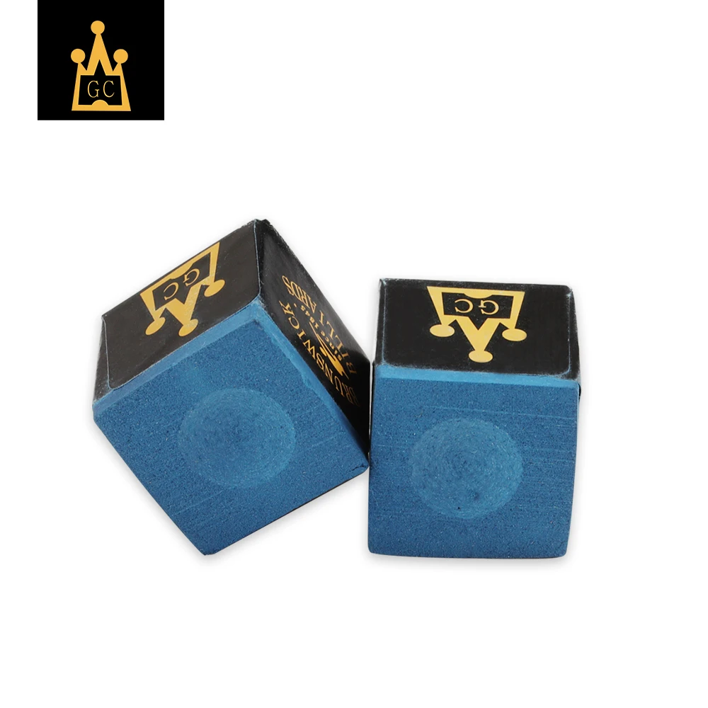 BRUNSWICK мел в Box12 шт Синий бильярдный для бильярда Мел бильярдным кием рентабельный