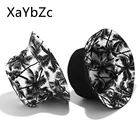 Шапки унисекс, двусторонние, черные, белые, 2022, с принтом 