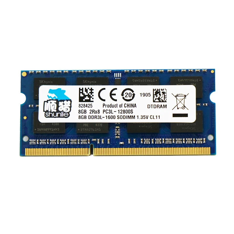 Hynix чип оперативной памяти DDR3 2 ГБ/4 ГБ/8 ГБ 4G 8G PC3 PC3L 2Rx8 1066 МГц 1333 1600 10600 12800 ноутбук 1 5 V