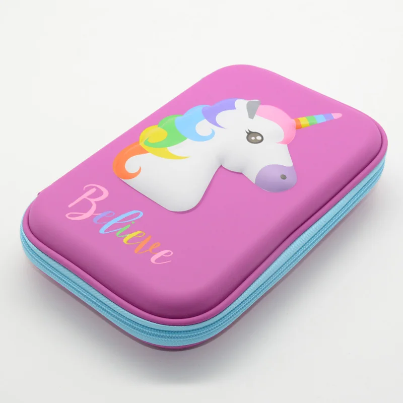 W Pencil case pink cute school kalem kutusu escolar piornik etui pennen cartucheras kawaii estuches papeleria trousse scolaire box - Цвет: W