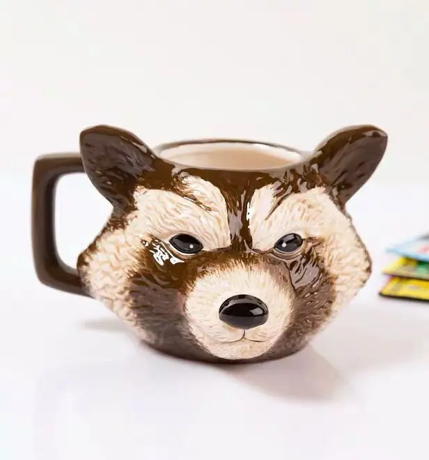 

Creative 3D Raccoon mug cups and mugs
