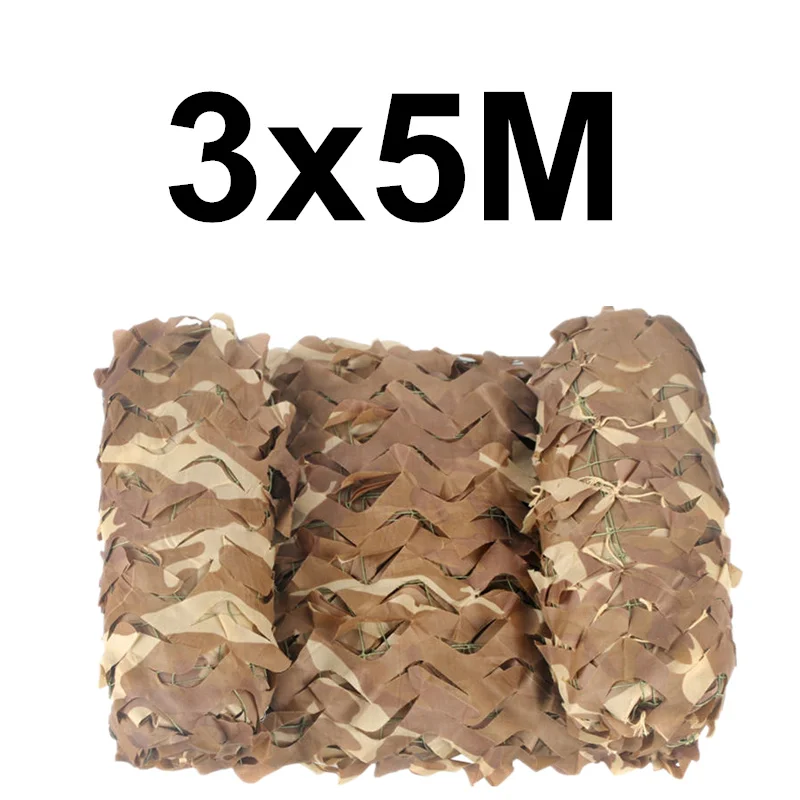 Desert WELEAD 3x5 м усиленная камуфляжная сетка военный белый синий песок черный садовый тент скрывающие сетки наружные навесы 3x5 5x3 3*5 м 5*3 м - Цвет: Desert