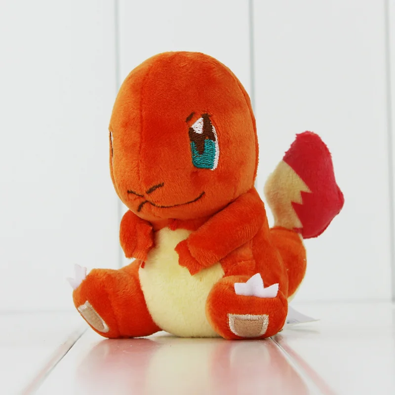 10cm Charmander 5,5 ''Jigglypuff Charmander Gengar Bulbasaur Dragonite Snorlax Mewtwo Psyduck Lapras Charizard Torchic Groudon плюшевые игрушки куклы - Цвет: 10cm Charmander