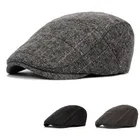 Мужской шерстяной берет Gatsby, классический винтажный берет в полоску в британском и западном стиле на осень и зиму, 2019